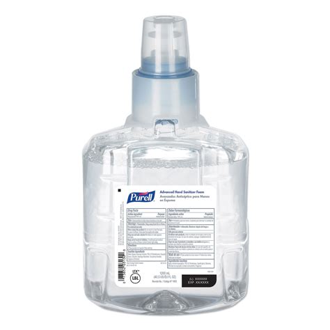 Gojo Purell Advanced Hand Sanitizer Foam Ltx 12 1200 Ml Refill Clear