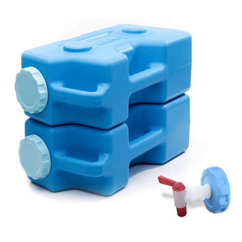 Sagan Life Aquabrick Storage Containers W Ventless Spigot Cap Portable