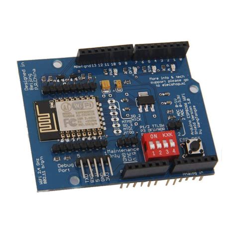 Esp8266 Esp 12e Uart Wi Fi Shield For Arduino Uno And Mega Techonics Ltd