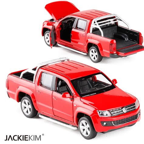 High Simulation Exquisite Caipo Car Styling Volkswagen Amarok Model 1 30 Alloy Truck Model Fast