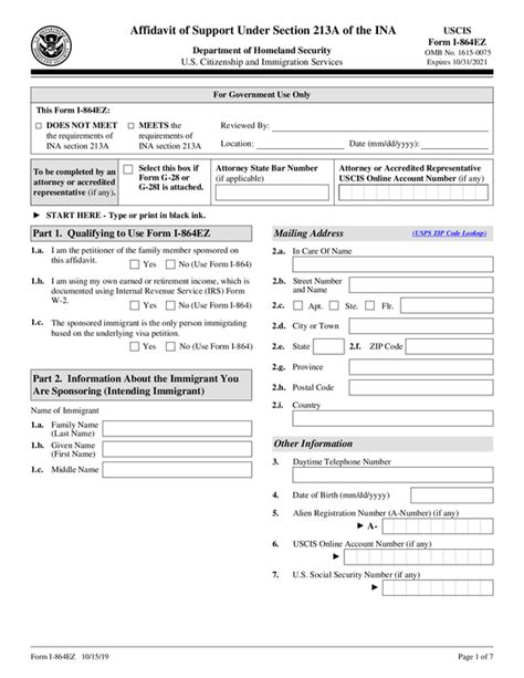 Fill Free Fillable Uscis Pdf Forms