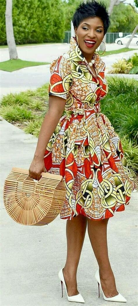 South African Xhosa Shweshwe Dresses 2019 Short African Dresses