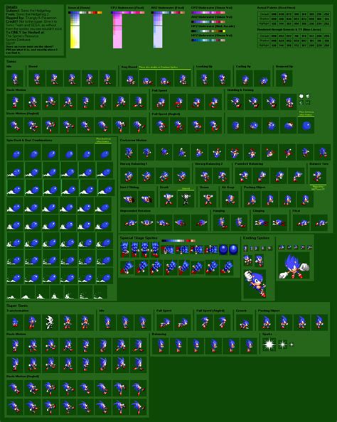 Ultimate Sonic The Hedgehog Sprite Sheet By Mrsupersonic Jogos Images