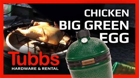 Chicken On The Big Green Egg Youtube