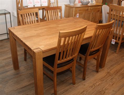 Solid Oak Dining Table And 4 Chairs Photos Cantik