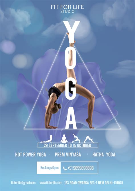 Yoga Camp Flyer Free Psd