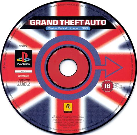 Grand Theft Auto Mission Pack 1 London 1969 Psx Cover