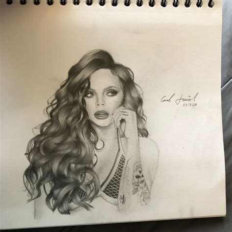 How To Draw Jade Thirlwall At How To Draw