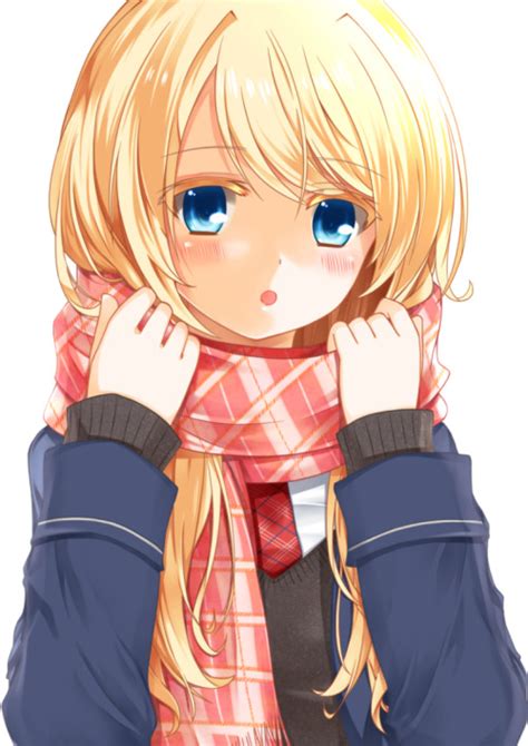 Anime Girls With Scarves Tumblr