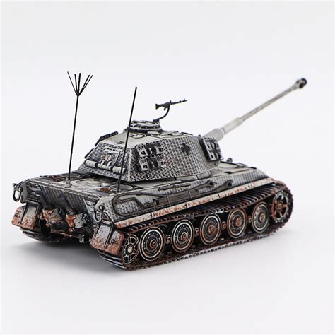 172 Tiger Ii Budapest 1944 1945 Escenas De Tanque Modelo Diecast
