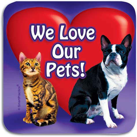 We Love Our Pets Sticker Smartpractice Veterinary