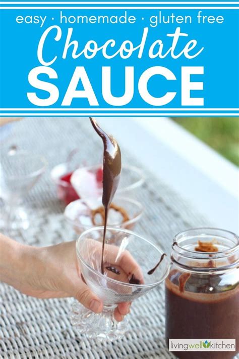 Easy Chocolate Sauce Made With Chocolate Chips Recipe Chocolate Sauce Recipes Homemade