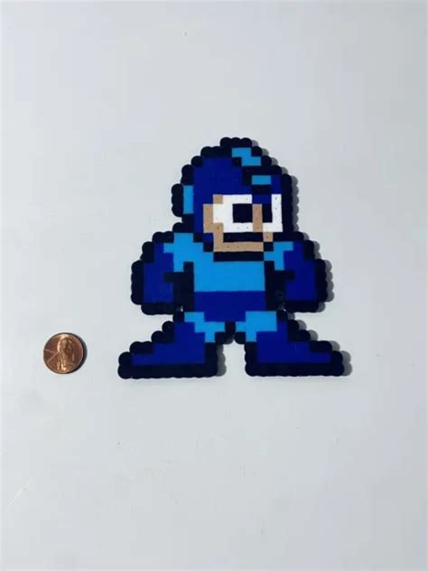 Mega Man Bead Pixel Art Retro Nes Nintendo Capcom 8 Bit 1799 Picclick