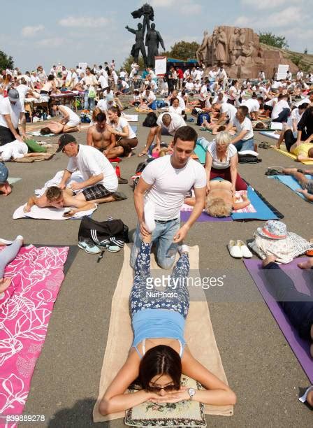 guinness world record for massage in ukraine photos and premium high res pictures getty images