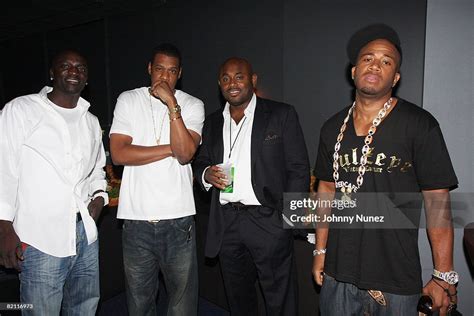 Akon Jay Z Steve Stoute And Red Cafe Attend The Debut Of Remade