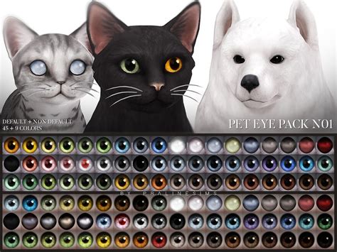 Pralinesims Pet Eye Pack N01 Sims 4 Pets Mod Sims Pets Sims 4 Pets