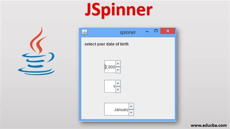 Jspinner Constructors Syntax And Methods Of Jspinner With Examples