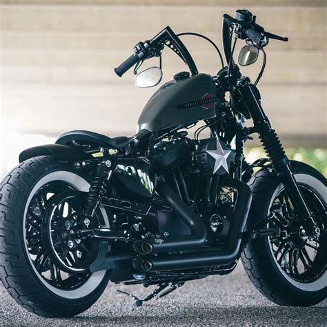 2019 Harley Davidson Forty Eight Custom Harley Bobber Bobber Bikes