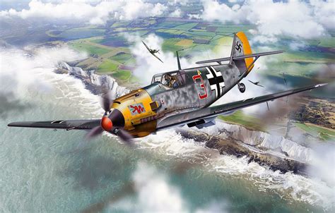 Photo Wallpaper Messerschmitt Me 109 Battle Of Britain Bf 109