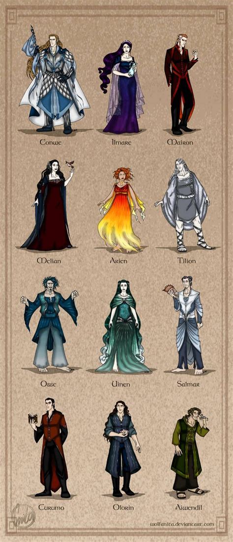 The Silmarillion The Maiar By Wolfanita On DeviantArt Tolkien Art