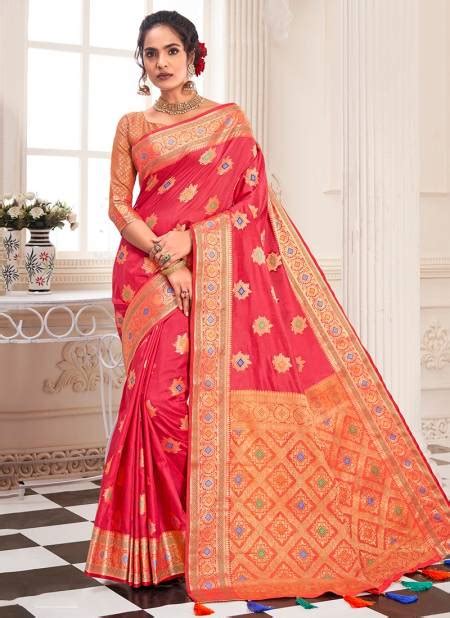 Dark Pink Colour Ashika Jhalak Latest Fancy Designer Silk With Rich Pallu Festive Wear Saree