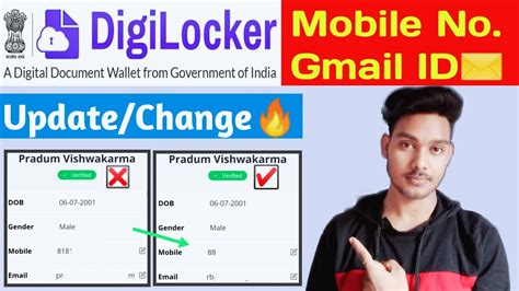How To Change Mobile Number In Digilocker Account Digilocker Mobile