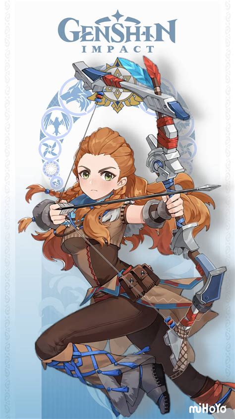 Genshin Impact Aloy Card By Hanariia On Deviantart