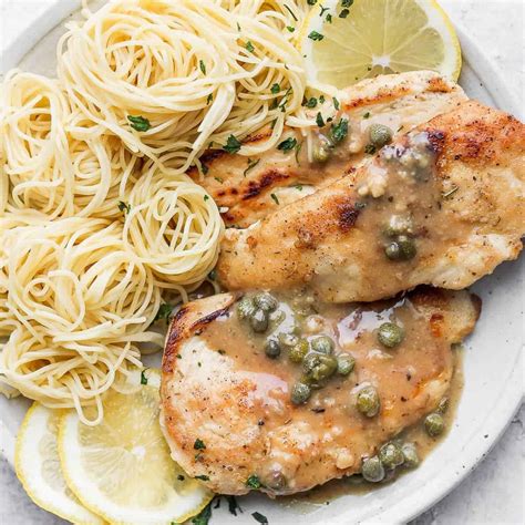 Easy Chicken Piccata 30 Minute Meal Fit Foodie Finds