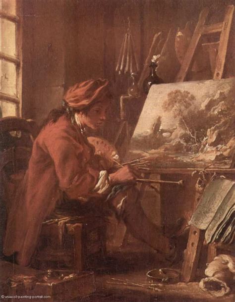 Der Maler in seinem Atelier Bilder Gemälde und Ölgemälde Replikation