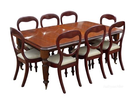 Victorian Mahogany Dining Table And 8 Chairs Antiques Atlas