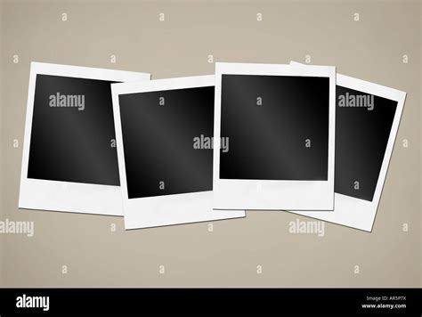 Picture Of A Polaroids Front On Colored Background Stock Photo Alamy