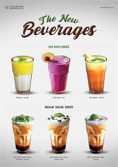 The New Beverages Poster Ad By Stillwater Coffee And Co Promo Ad April