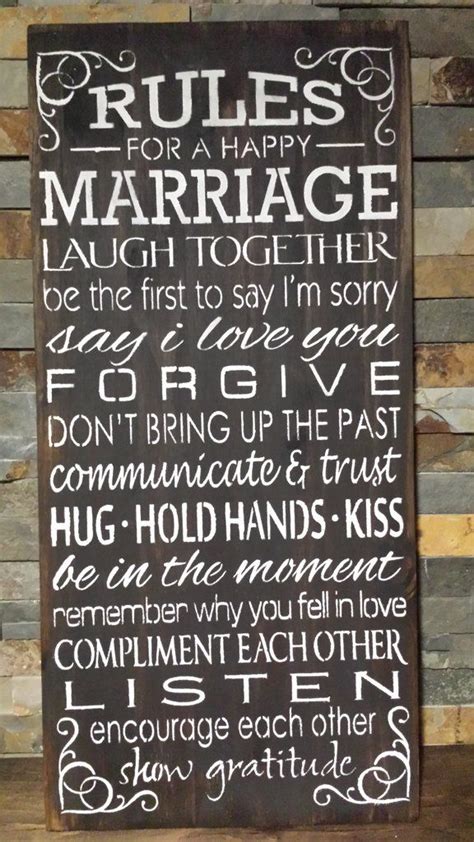 It remains…a secret to all! MARRIAGE RULES SIGN | Marriage rules, Wedding advice ...