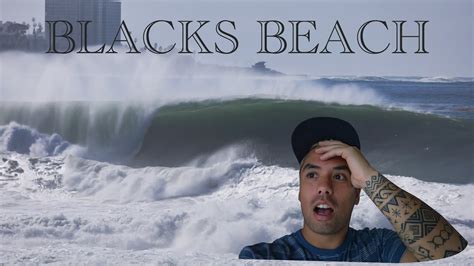 Biggest Swell In 15 Years Big Wave Surfing At Blacks Beach Youtube