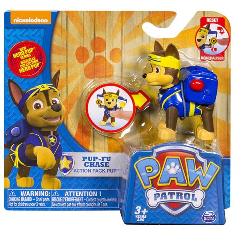 Paw Patrol Action Pack Pup Pup Fu Chase Figure Spin Master Toywiz