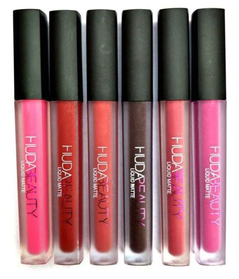 Huda Beauty New Set Of 6 Liquid Lipstick Multi 10 G Buy Huda Beauty