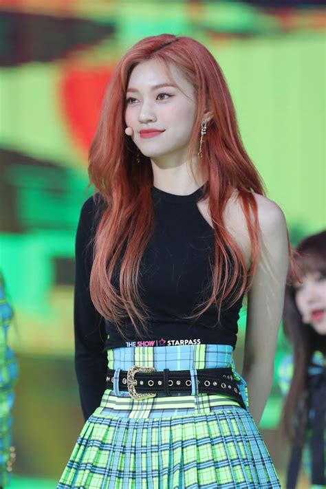 kpop girl groups kpop girls kim doyeon ailee orange hair stage outfits kpop fashion