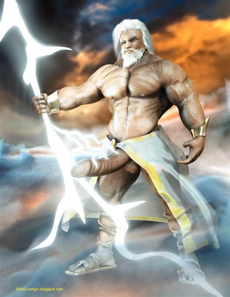 Body Lounger Digital Gay Erotic Art Zeus Father Of Gods