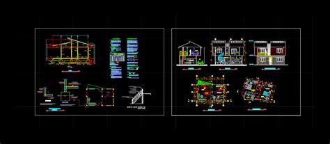 Container Housing Dwg Section For Autocad Designs Cad