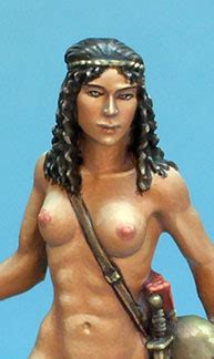 Female Nude Study Spartan Warrior Dark Sword Miniatures