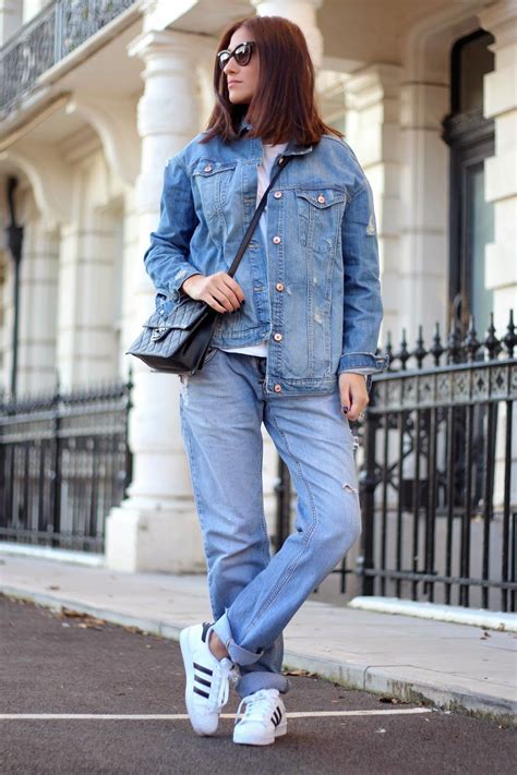 My Bubba And Me Double Denim How To Wear An Oversized Denim Jacket