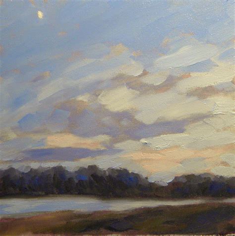 Heidi Malott Original Paintings Impressionist Art Sunset Sky Lake