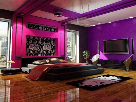 Stylish & contemporary 6 drawer dresser in black 2. Purple & pink bedroom | Interior Decorating & Furnishing ...
