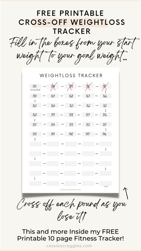 Free Printable Fitness Tracker Pages