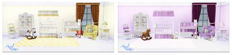 My Sims 4 Blog Nursery Set By Miguel