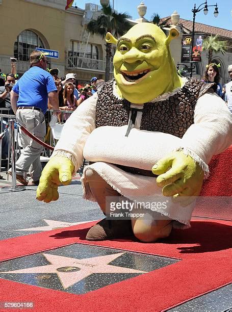 Shrek Honored On The Hollywood Walk Of Fame Photos And Premium High Res Pictures Getty Images