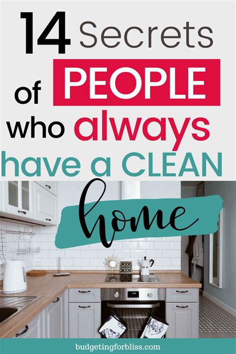 14 Daily Habits To Keep Your House Clean Budgeting For Bliss Clean