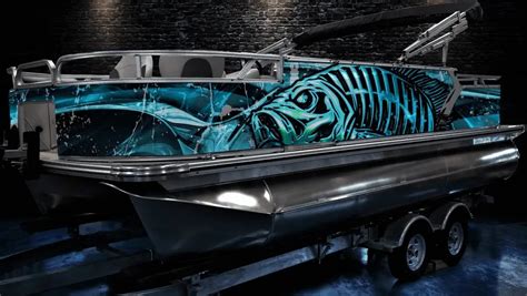 Pontoon Boat Wraps 13 Amazing Pontoon Graphic Designs Pontooners