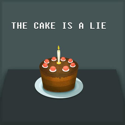 The Portal Cake Is A Lie By Andrejaz On Deviantart