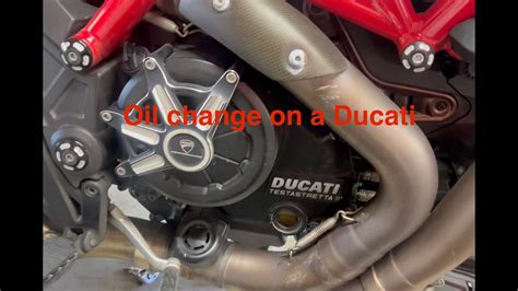How To Ducati Diavel Testastretta Oil Change In 15 Minutes Similar